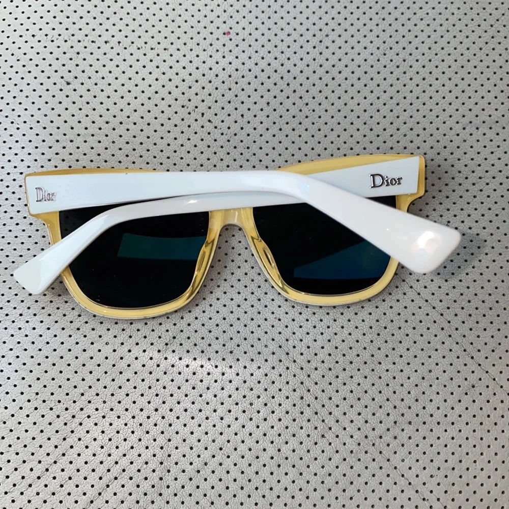 Dior Graphic 39c48 white/olive sunglasses - Picture 8 of 8